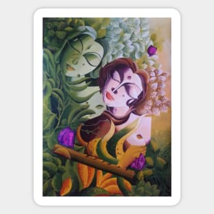 Radha Krishna Sticker